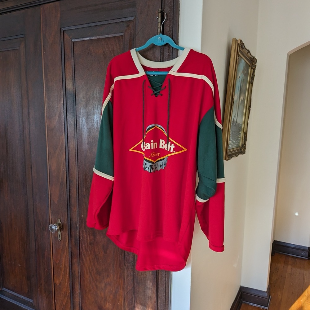 90s Grain Belt Hockey Jersey XL